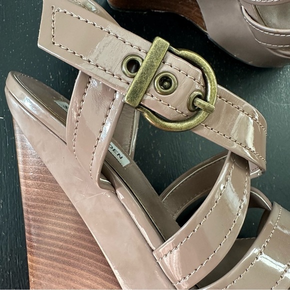 Steve Madden Wedges Taupe Size 7 - Picture 7 of 11